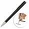 Długopis z pieczątką HERI Styling Effect 3102 Czarny Nikiel w Etui grawer