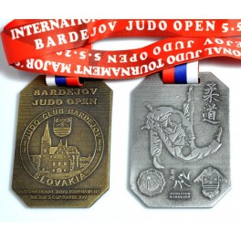 Medale odlewane Judo