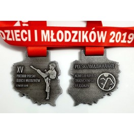 Medale odlewane Karate