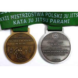 Medale odlewane Jujitsu